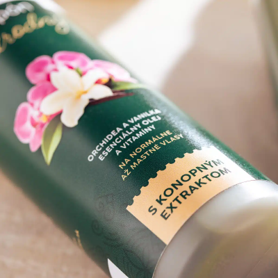 Vlasový konopný šampón Orchidea/ Vanilla