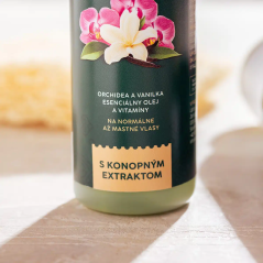 Vlasový konopný šampón Orchidea/ Vanilla